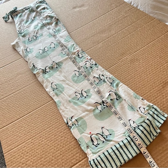 NWT Munki Munki flanel Penguins in Love super soft Flannel Pajama Set size S - Picture 14 of 16